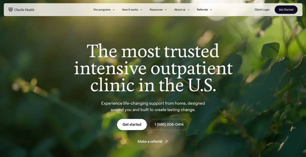 Charlie Health's intensive outpatient program with OCD treatment.
