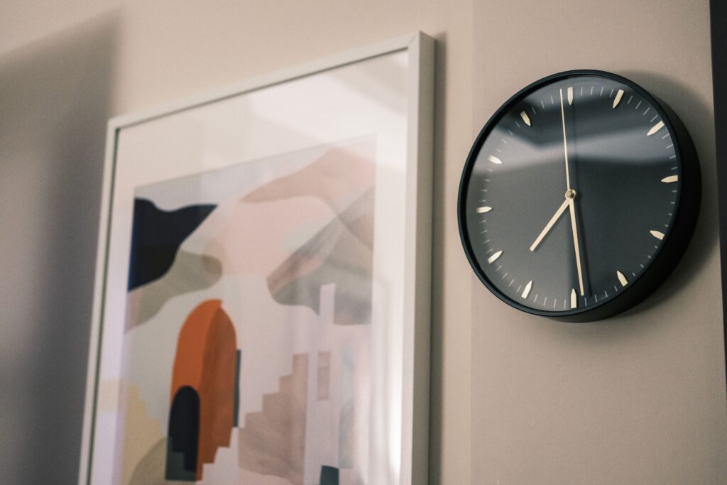 Clock on wall