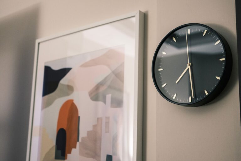 Clock on wall