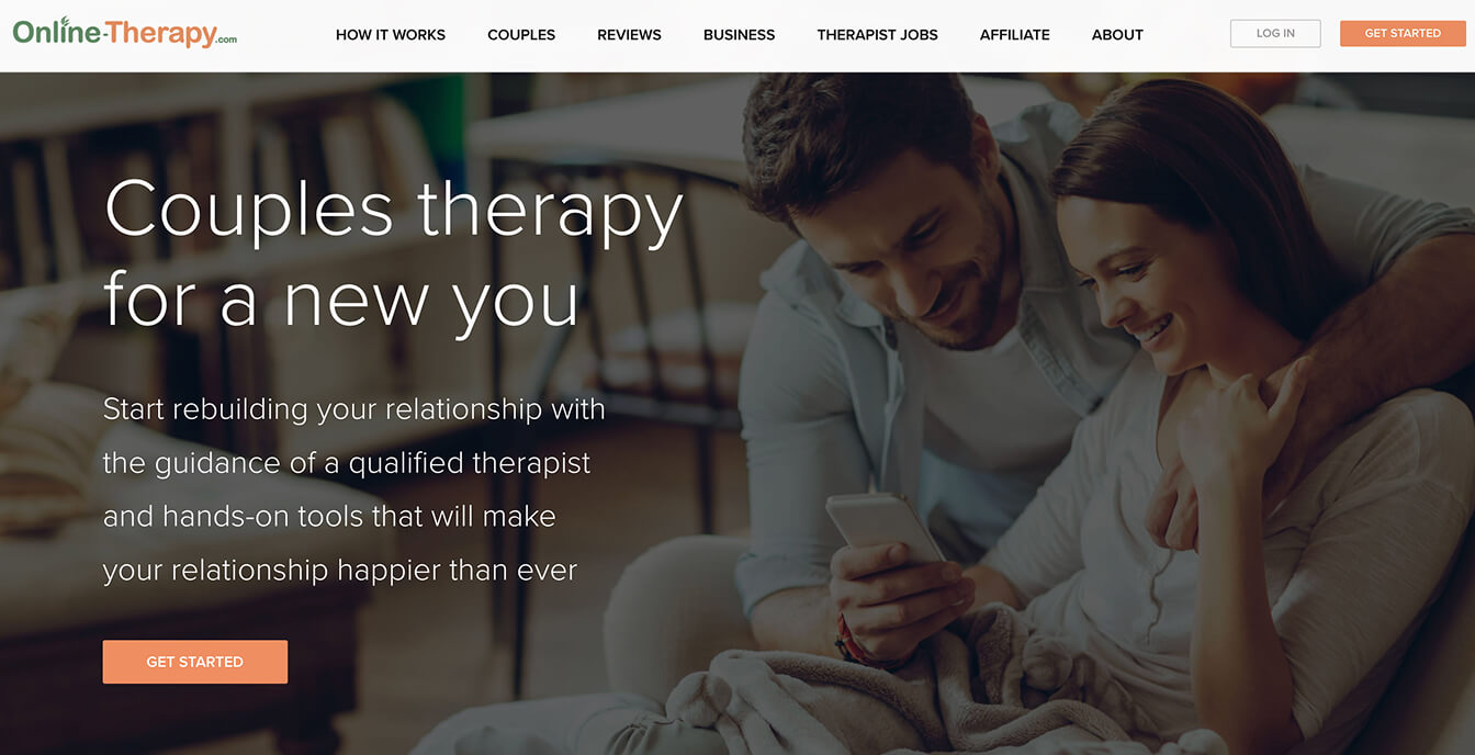 Online-Therapy.com's online couples therapy platform.
