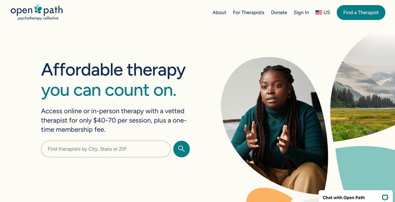 Open Path Psychotherapy Collective's online couples counseling options.